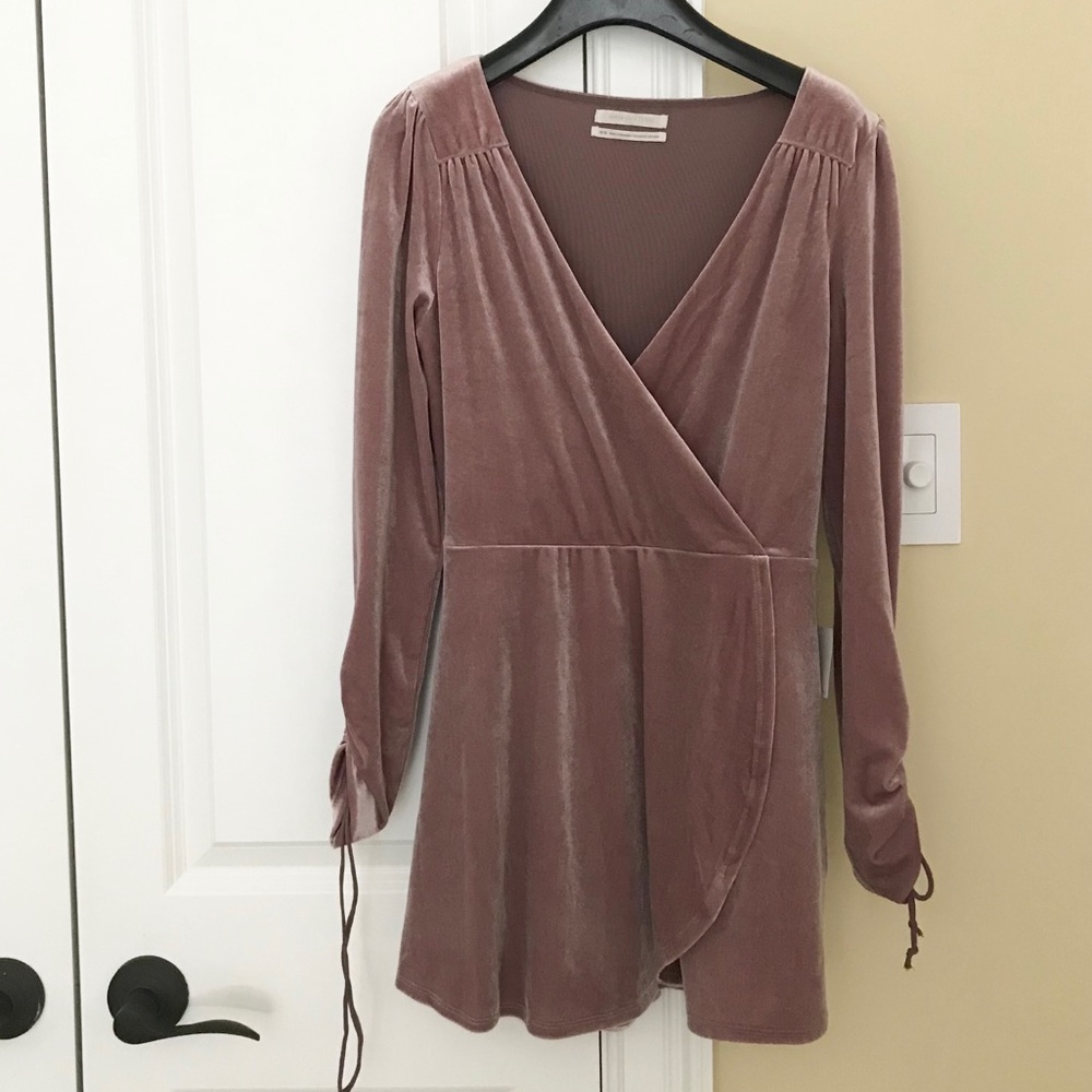 Urban Outfitters velvet jumpsuit